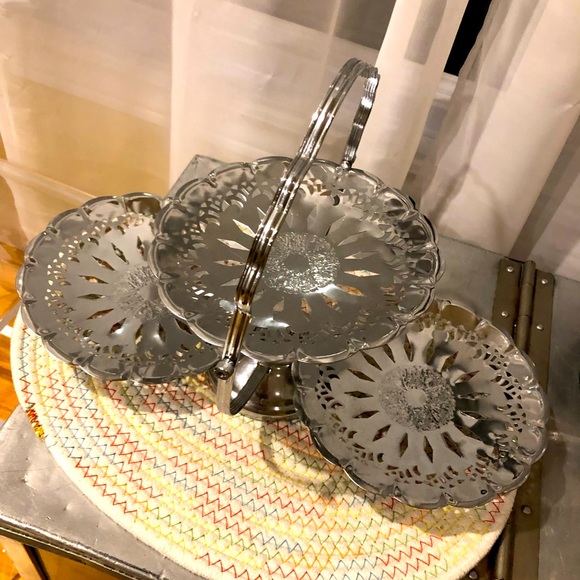 Chrome Candy Dish - Picture 1 of 7